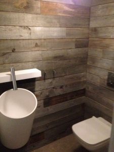 Toronto Bathroom renovation project features installed tiles