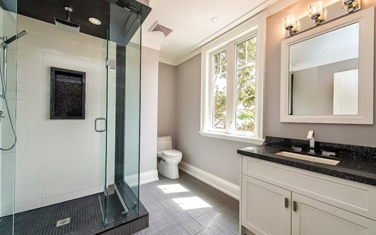 Toronto Bathroom Renovations by Milman Design Build featuring Glass Shower
